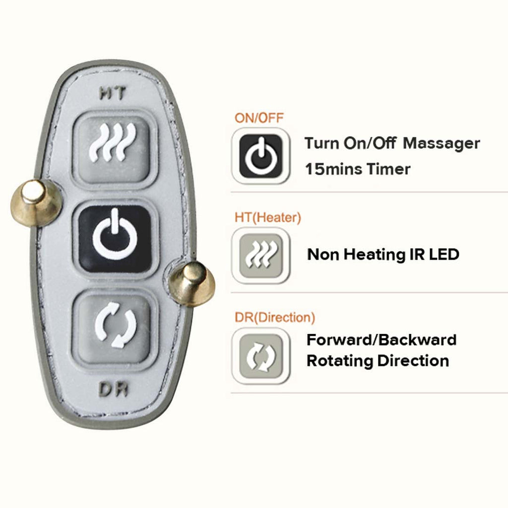 NNEAGS Electric Kneading Neck Shoulder Arm Body Massager With Heat Health Care