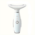 USB Rechargeable Facial & Neck Massager with 3 Massage Modes(White)-0