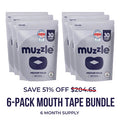 Muzzle® Mouth Tape For Youth (Medium Hold) 6 Pack