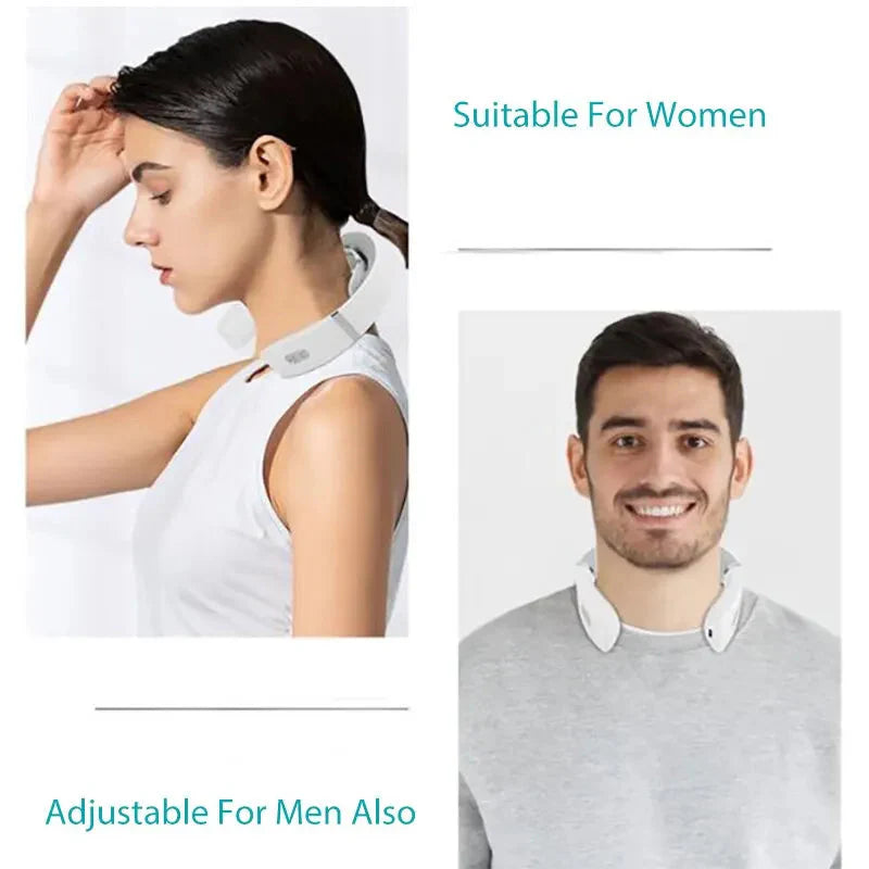 Cervical Massager Protable Mini Neck Shoulder Massager Deep Massage Neck Warm Pressing Neck Pressing Care-4