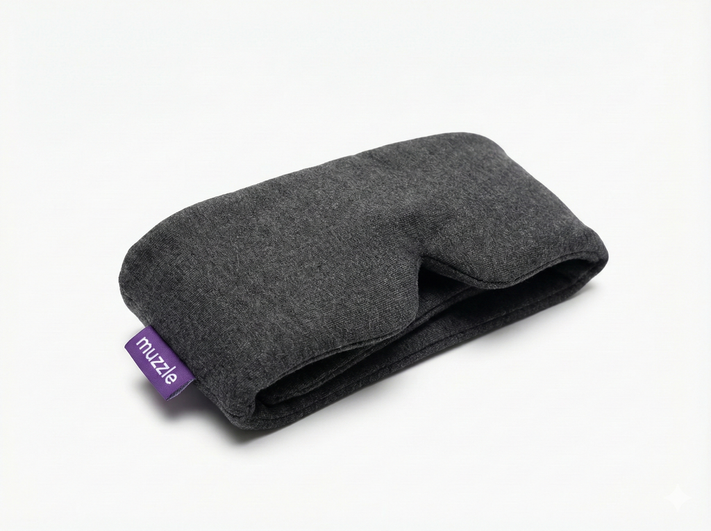 Muzzle Cerrene™ Sleep Mask – Plush, Ultra-Comfortable Blackout Eye Mask for Deep Sleep & Relaxation